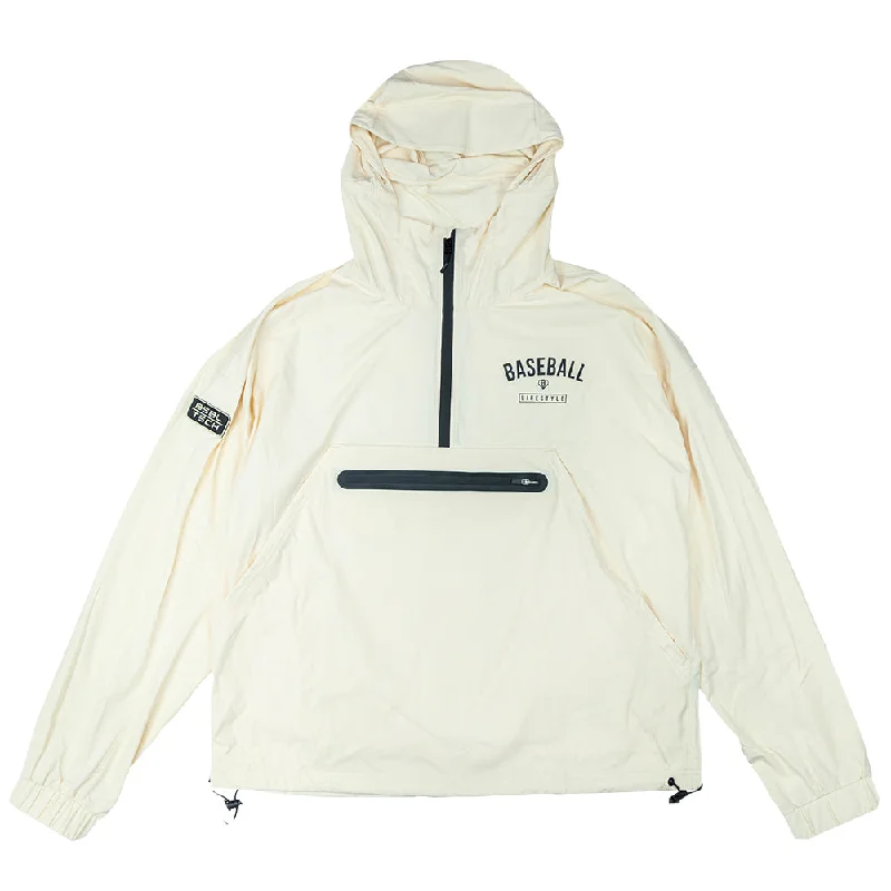 Heritage Premium Youth Windbreaker - Bone/Black