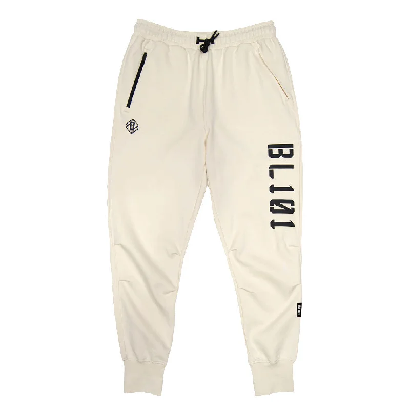 Diamond Relaxed Fit Joggers - Bone/Black