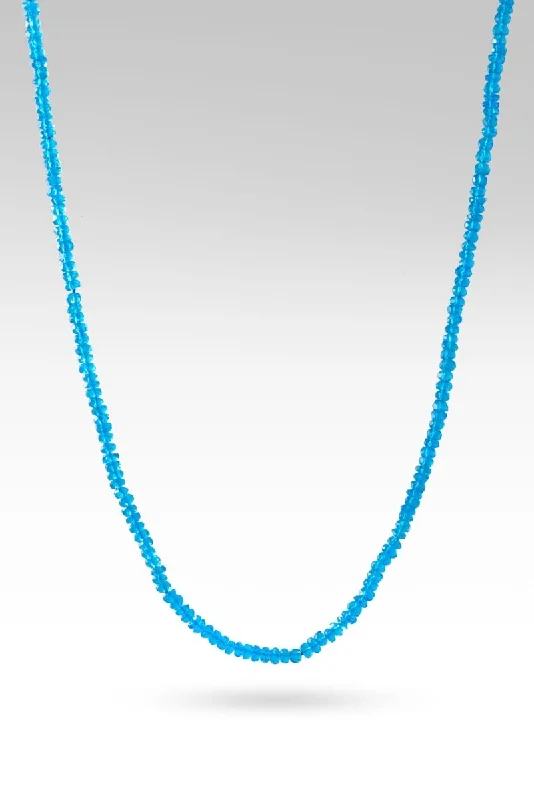 Beaded Neon Apatite Necklace™ in Watermark