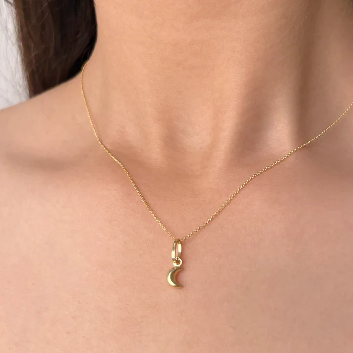 Mini Crescent Moon Necklace