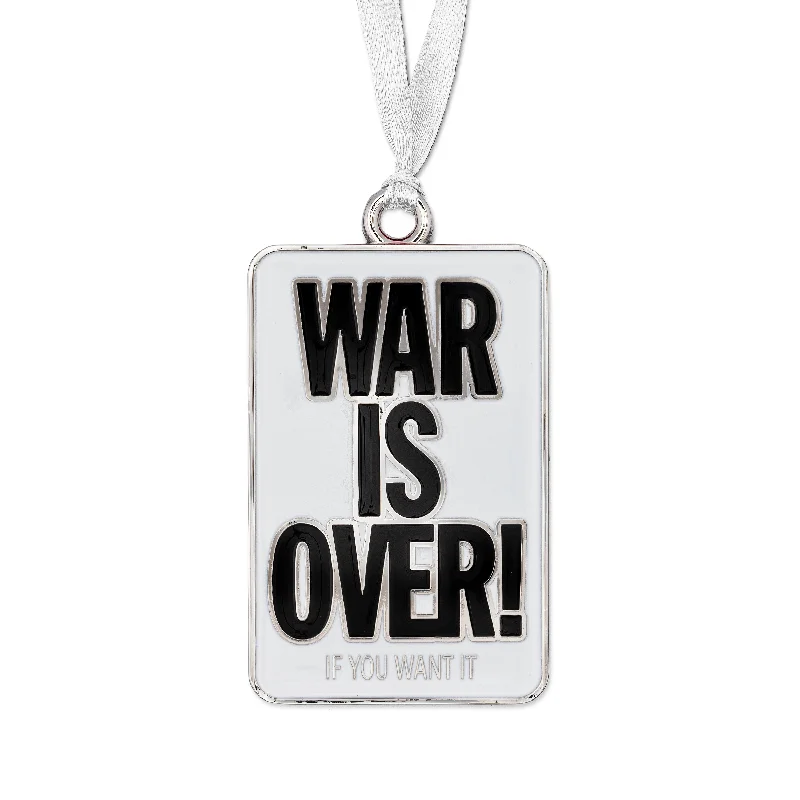 John Lennon- War Is Over- Enamel Ornament