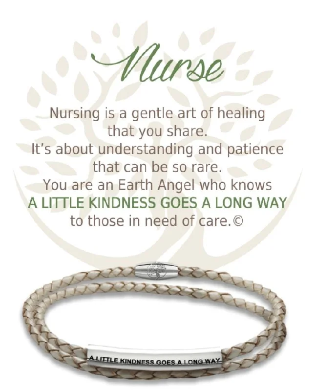 Nurse: Leather Bracelet