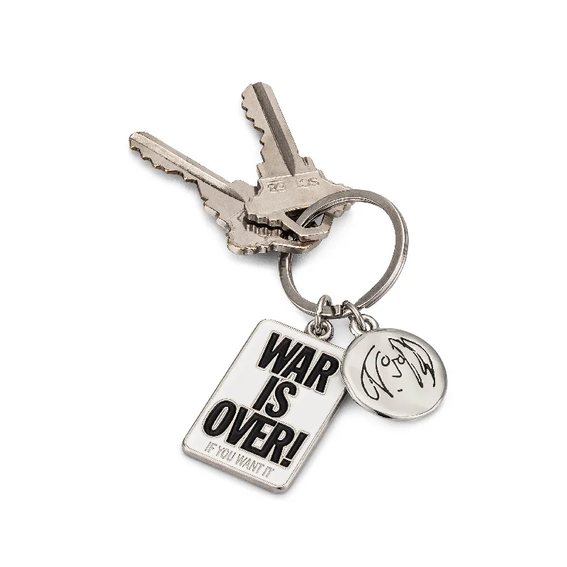 John Lennon- War Is Over- Enamel Keychain