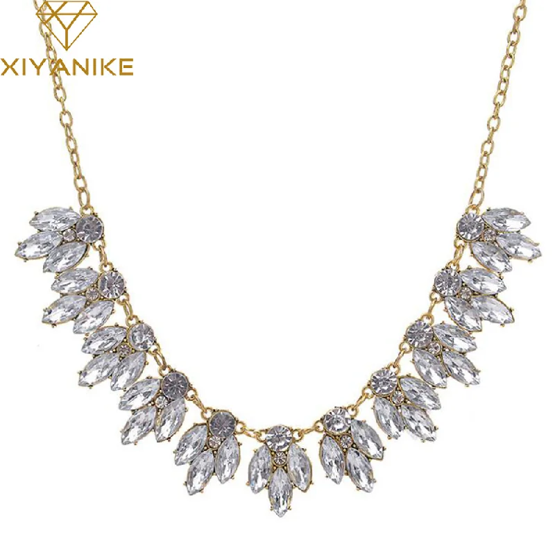 Crystal Bib Necklace