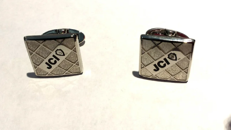 Square Silver Cufflinks