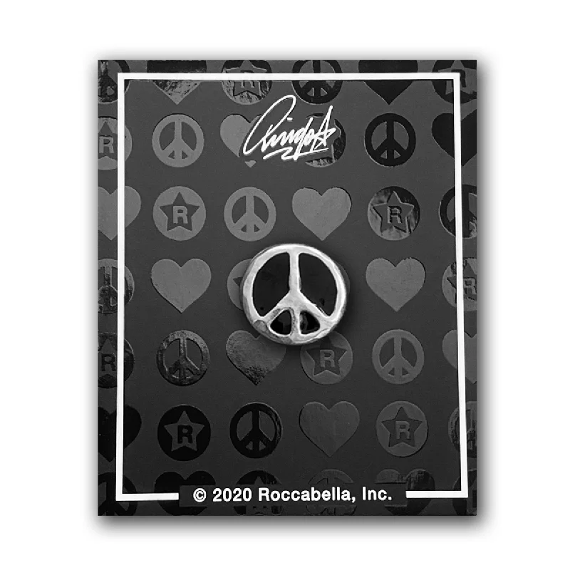 Ringo Starr- Small Peace Sign Enamel Pin