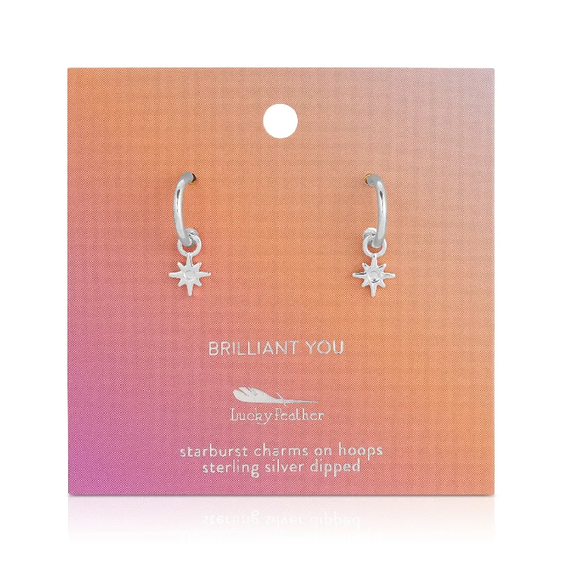 Brilliant You - Starburst Hoops