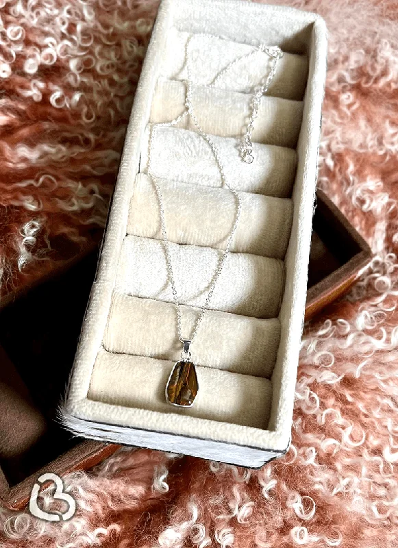 Trudy Tigers Eye Necklace