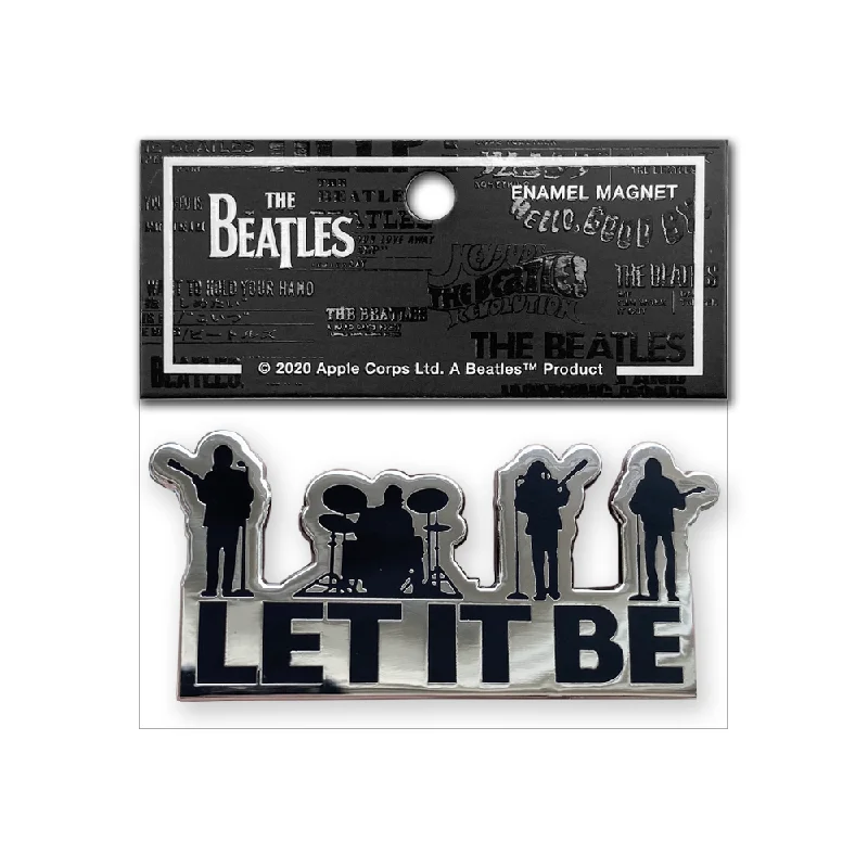 The Beatles- Let It Be- Enamel Magnet