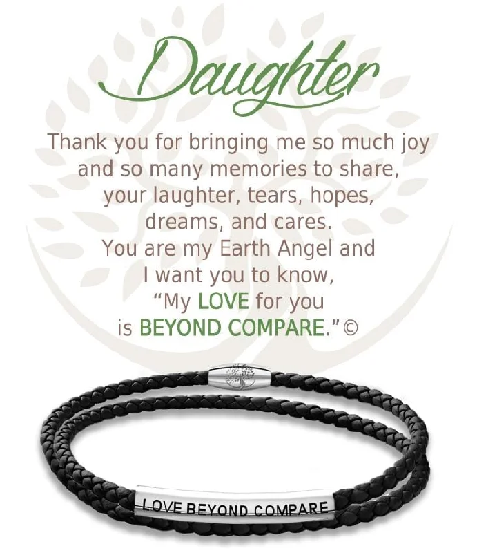 Daughter: Leather Bracelet