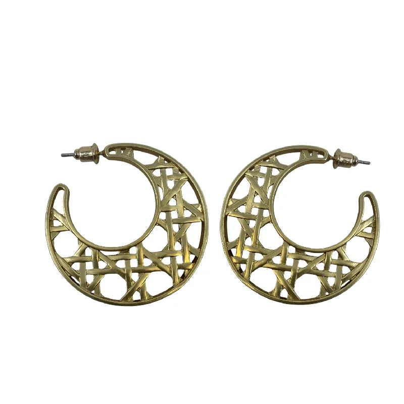 Cane Hoop Earrings By Spartina