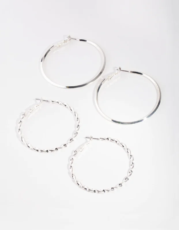 Silver Ultimate Pack Hoop Earring