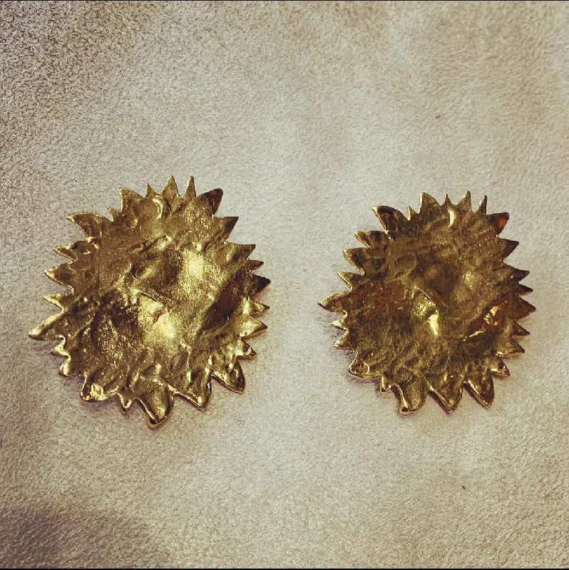 Yves Saint Laurent Gold Starburst earrings