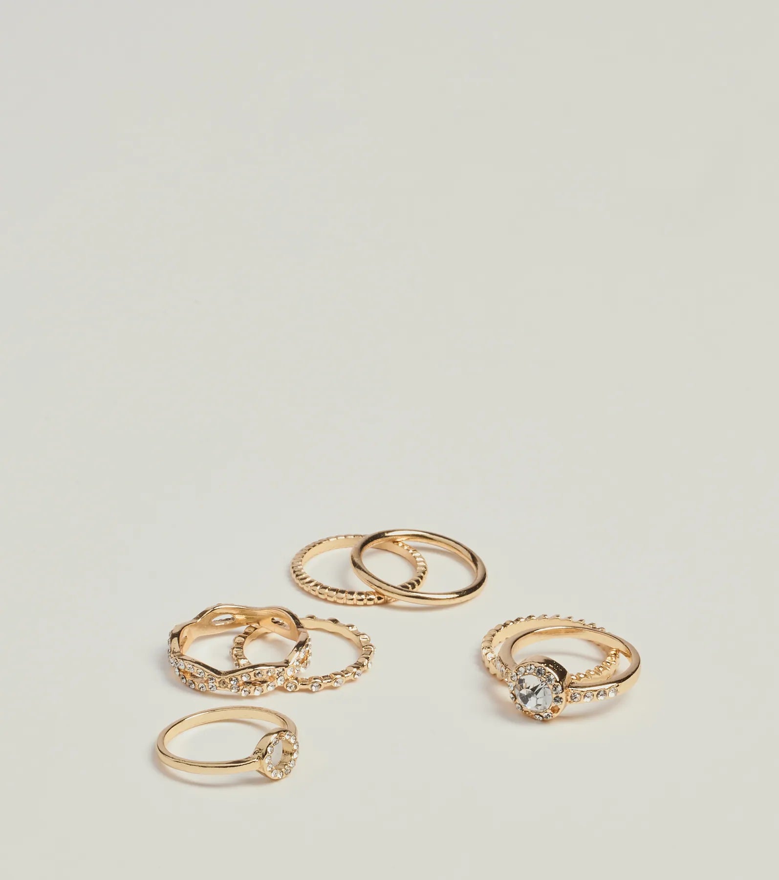 Endless Shine Eight-Pack Ring Set