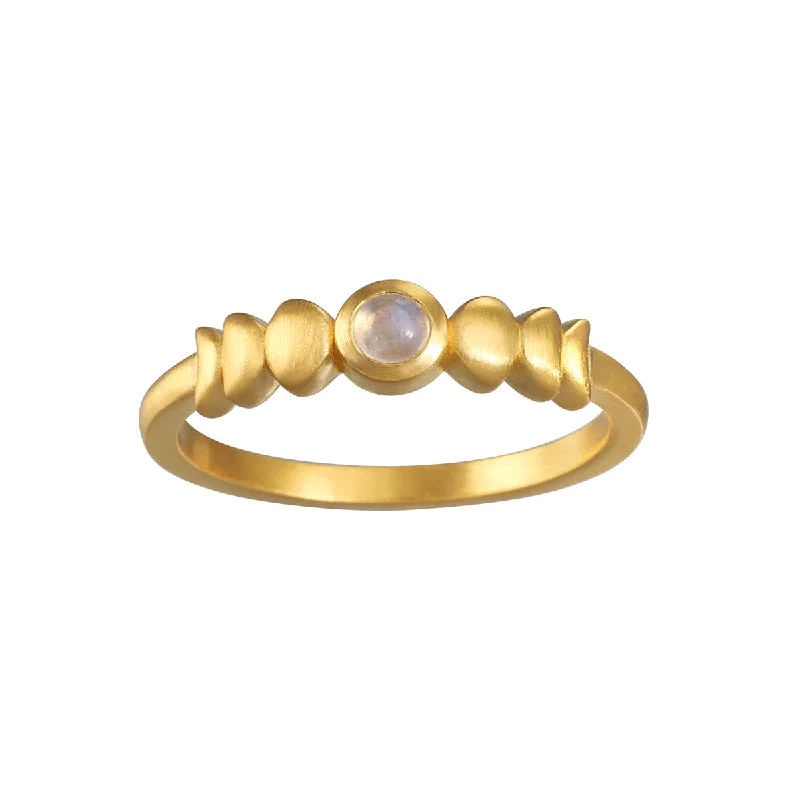 Evolving Goddess Moonstone Ring