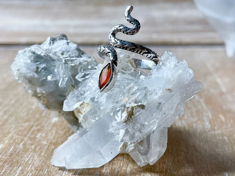 Serpent Ring || Carnelian