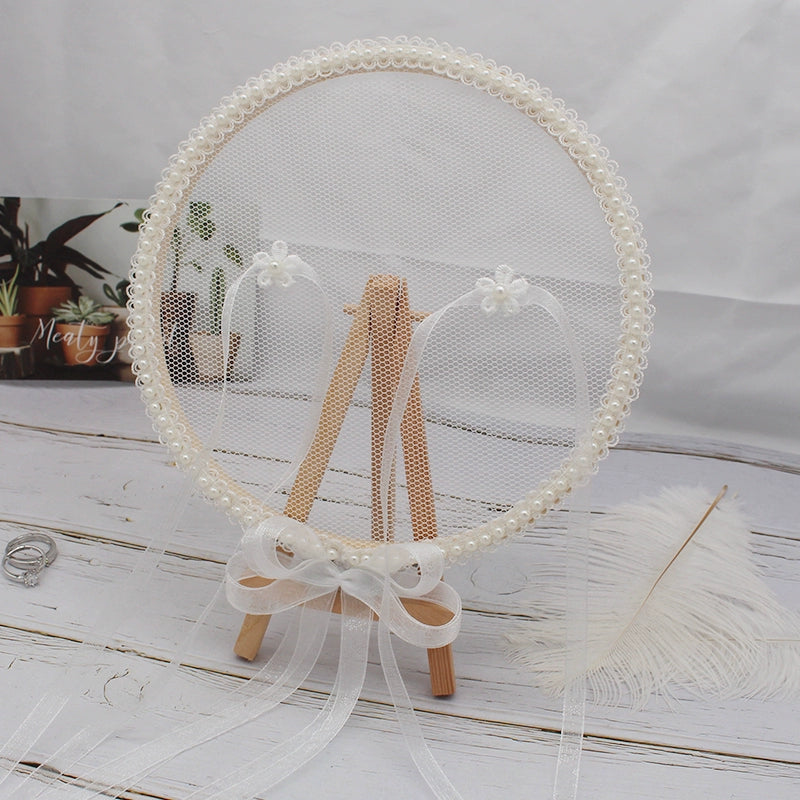 Wooden pearl ring holder 617445923079