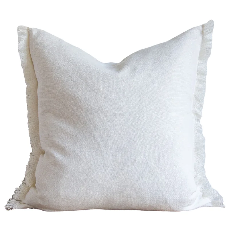 Belgian Linen Fringe Pillow